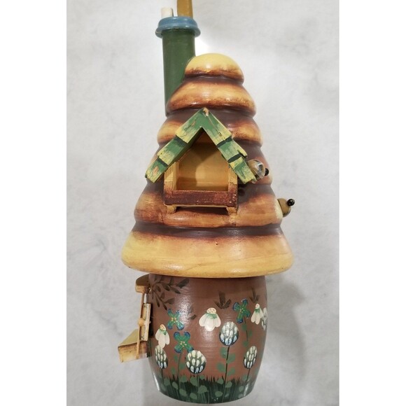 Vintage Zim's Heirloom Collectibles "Beehive Smoker" handpainted wood - Picture 7 of 12